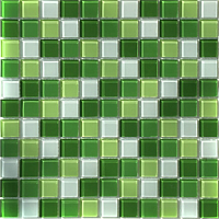 Мозаика стеклянная Aquaviva Сristall Green Light DCM173