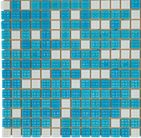 Мозаика стеклянная Aquaviva Bahama светлая вариант 2 A20N(1)+A08N(2)+A07N(2)
